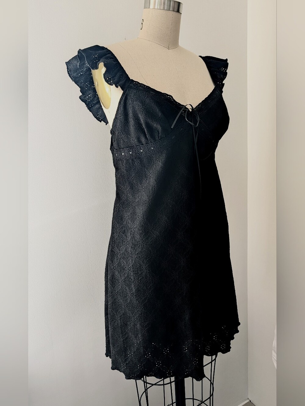 NWT - Wild Fable - Witchy Lace Black Sundress - Size M